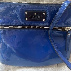 Kate Spade Blue Leather Cross Body